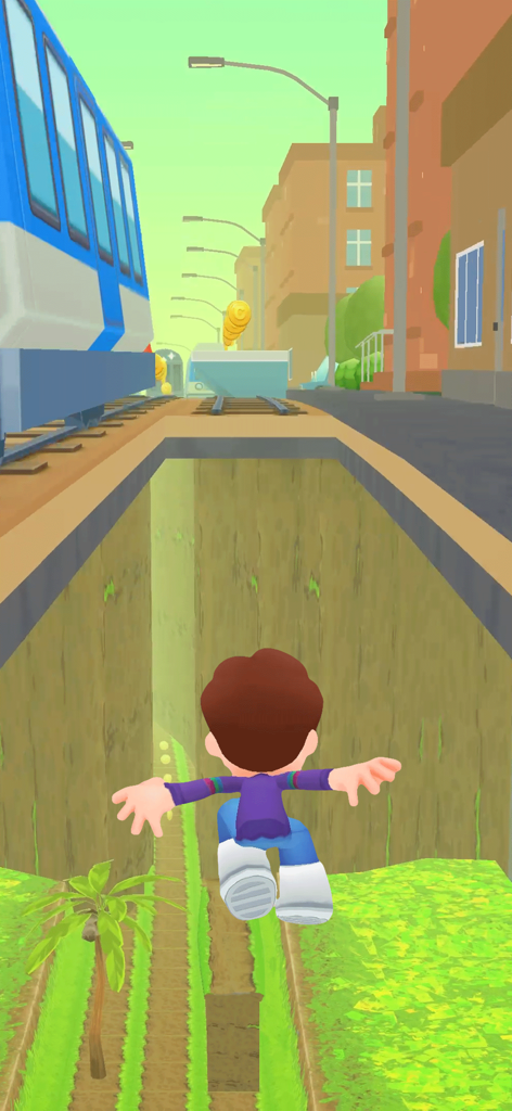 Kooply Run: Subway Craft - 巨大な隙間を飛び越えるキャラクター、カスタム地下鉄クラフトレベル