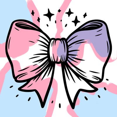 one giant bow