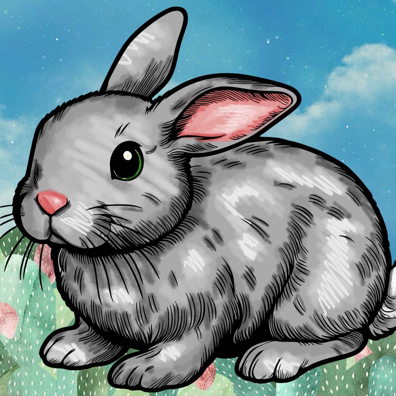 realistic bunny