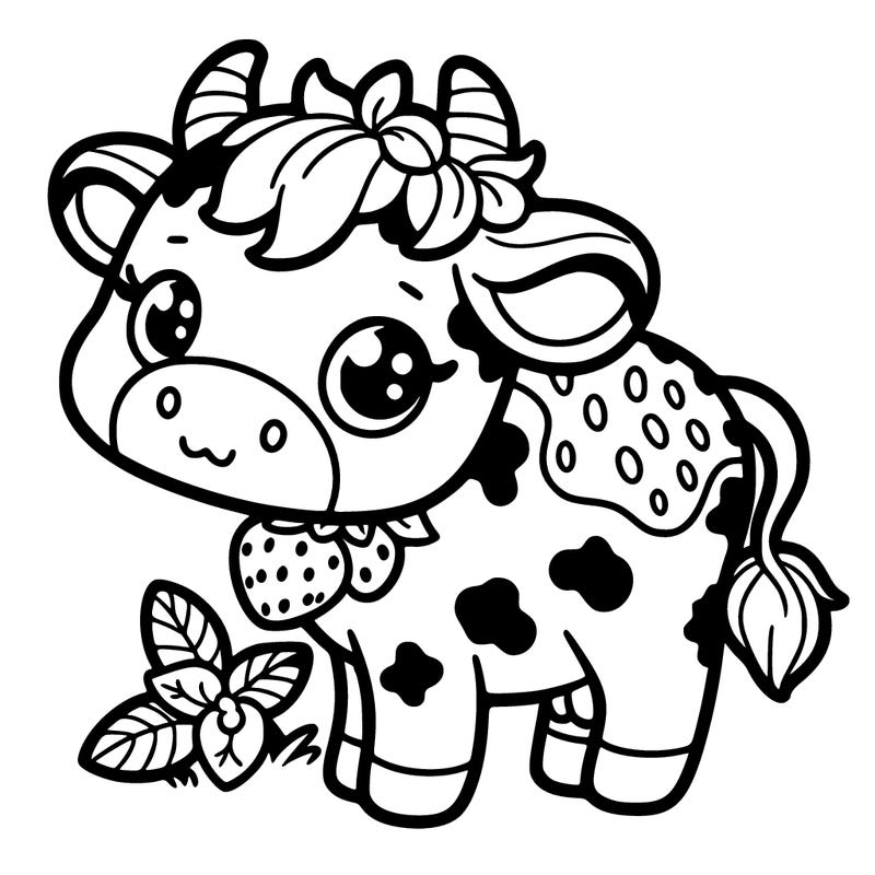 strawberry cow