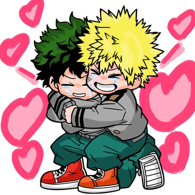 bakudeku hug