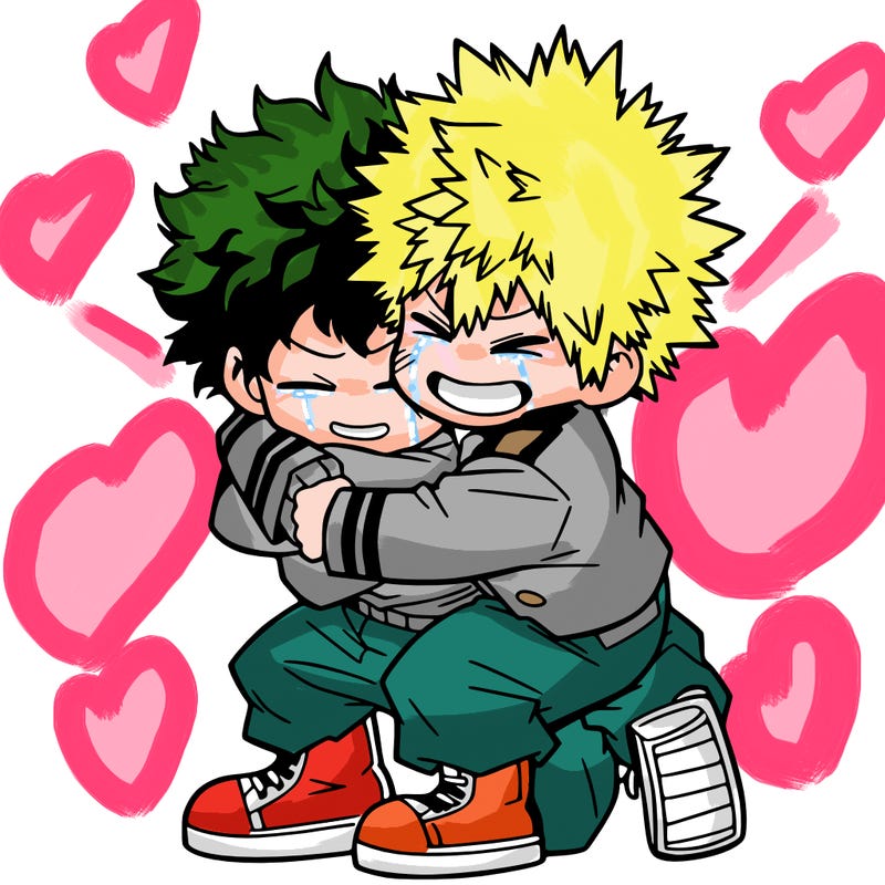 bakudeku hug