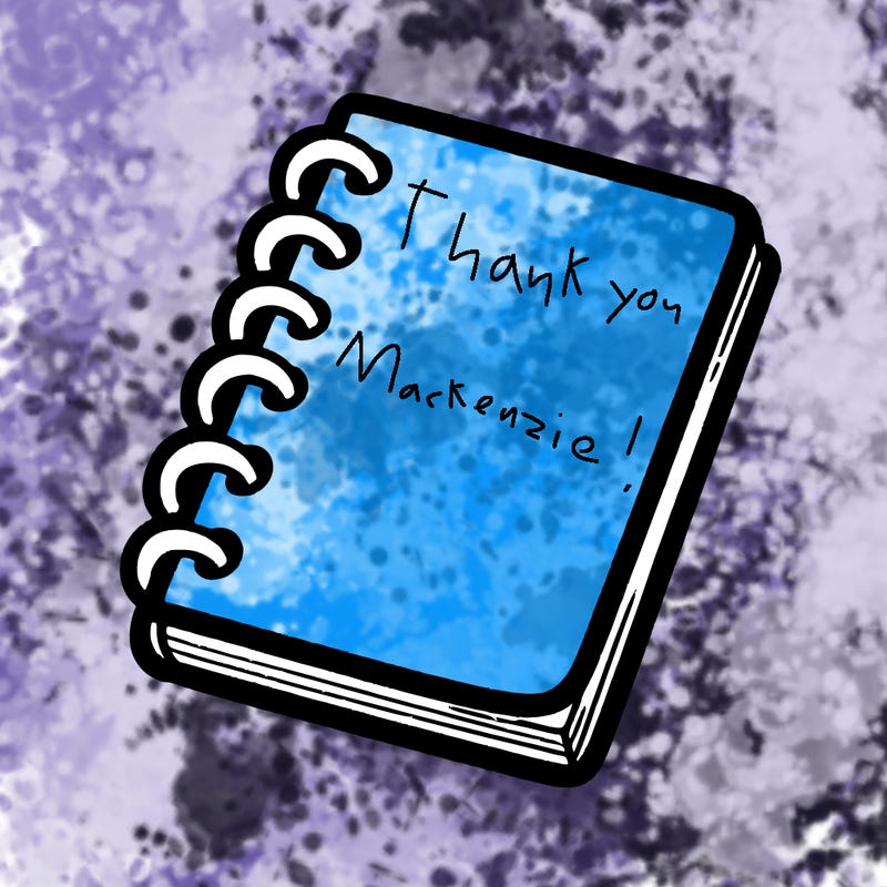 blank note book