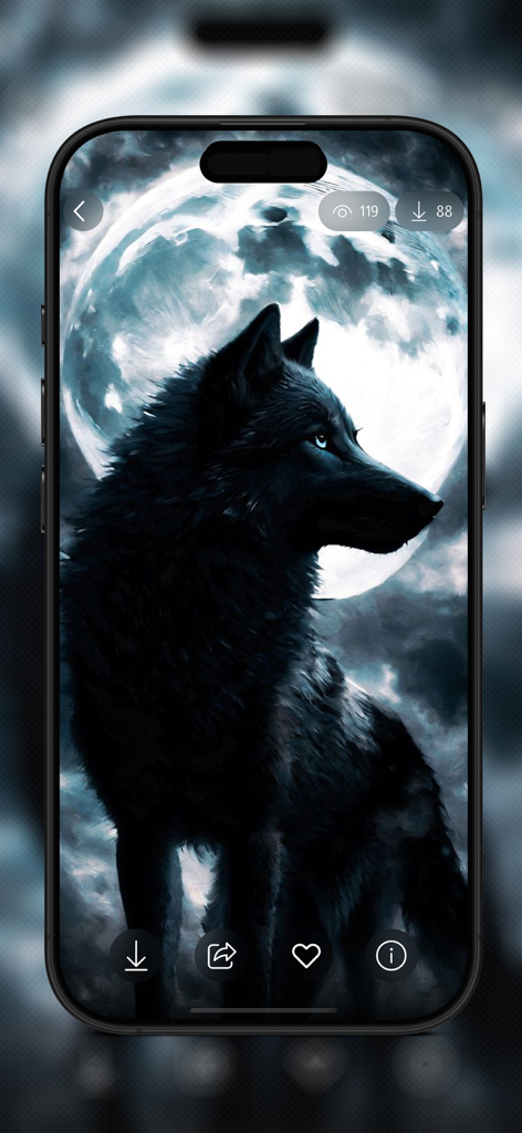 Wolf Wallpapers 4K - Graphics & Design App | MWM