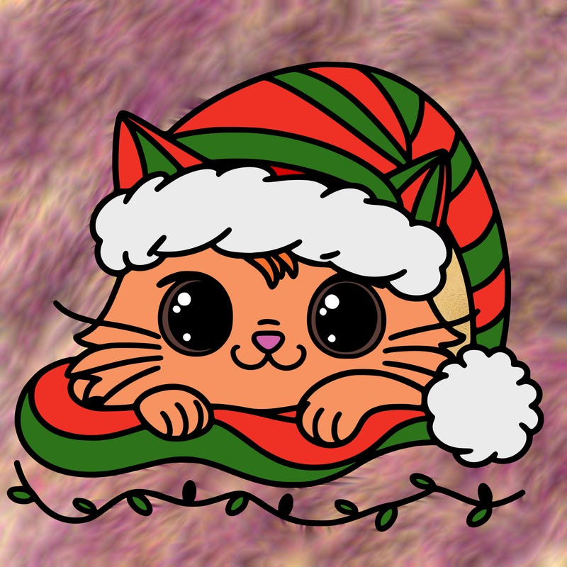 cat christmas
