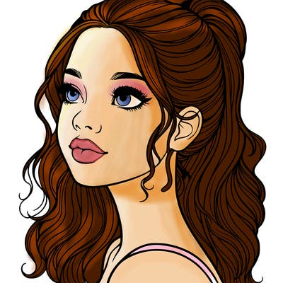 beautiful realistic girl