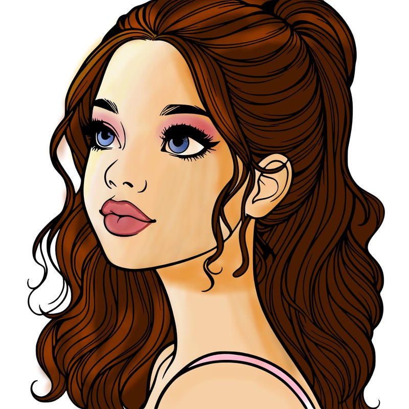 beautiful realistic girl