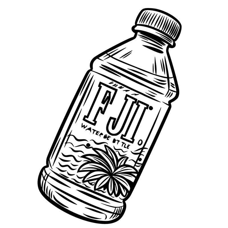fiji water bottle
