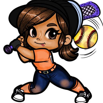 softball girl
