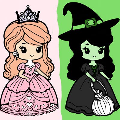 princess as a witch
