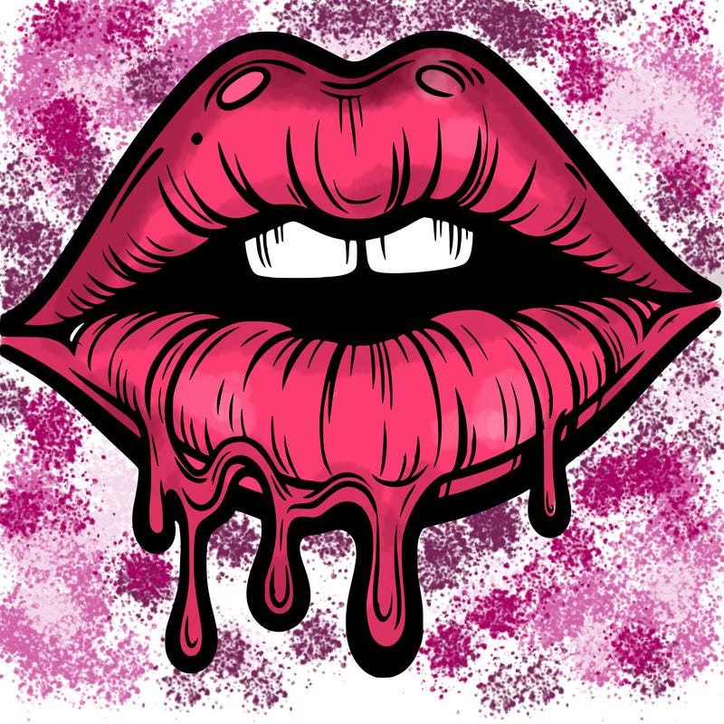 lips that look realistic and drip