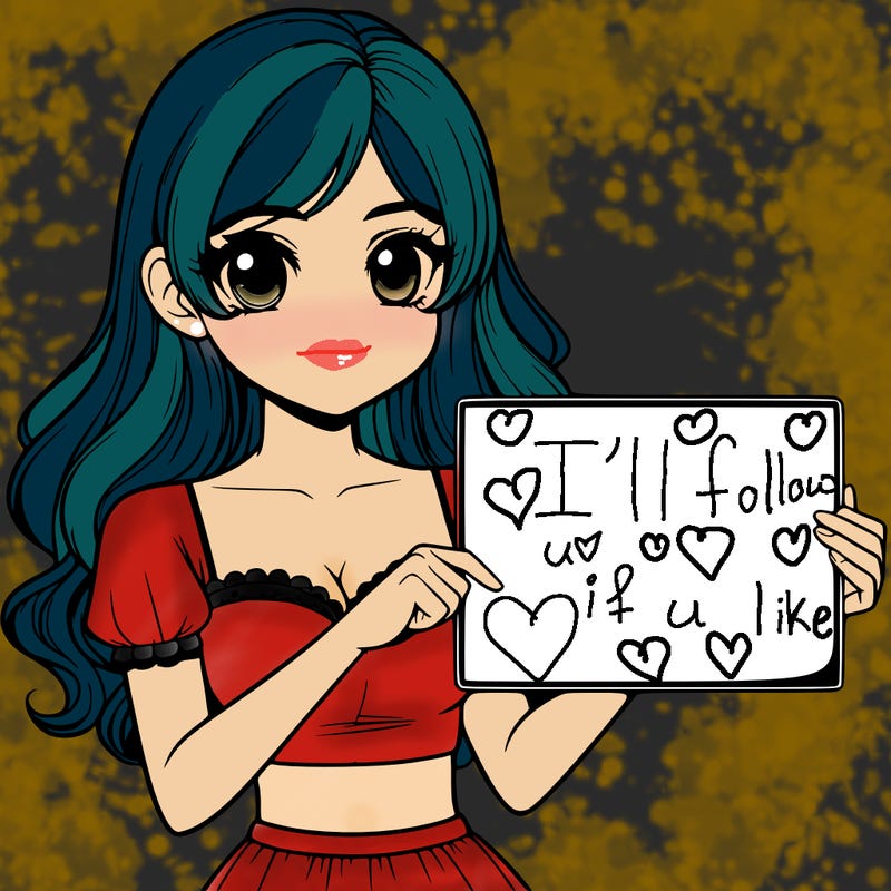 realistic pretty girl holding blank sign