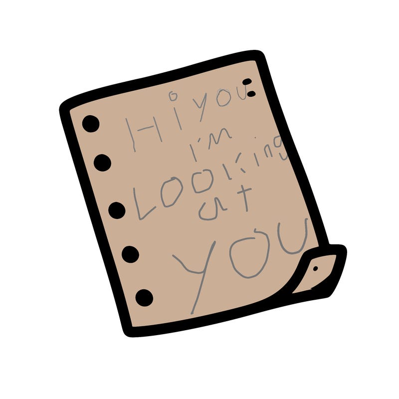 blank piece of paper