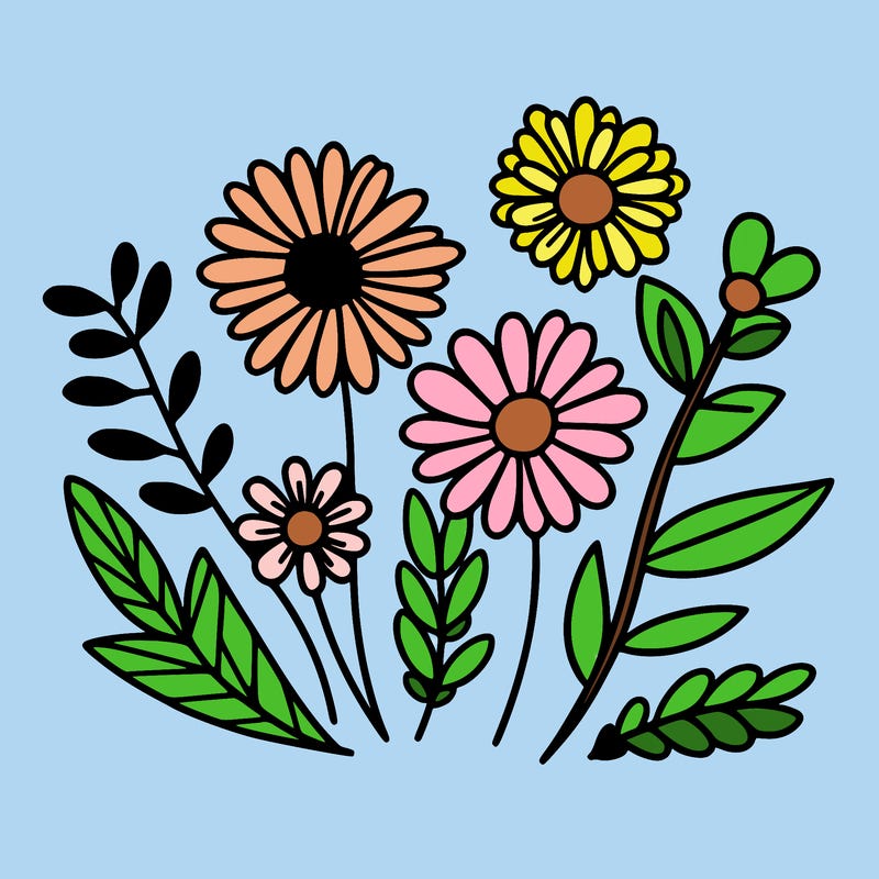 simple flowers