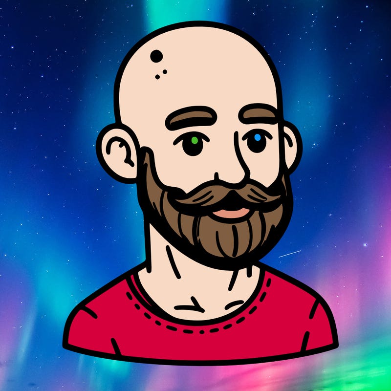 bald man with beard