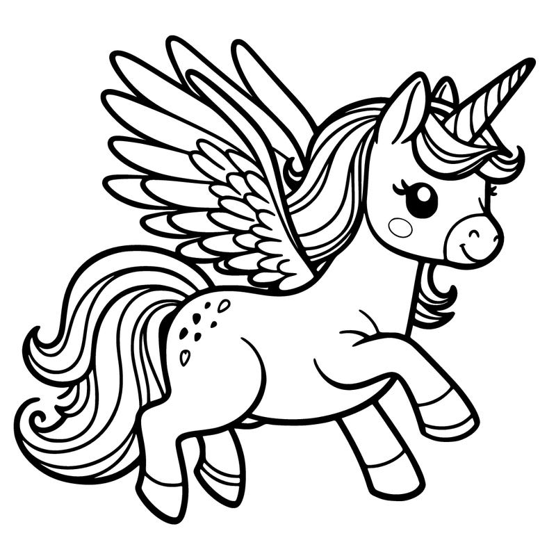 unicorn with wings
