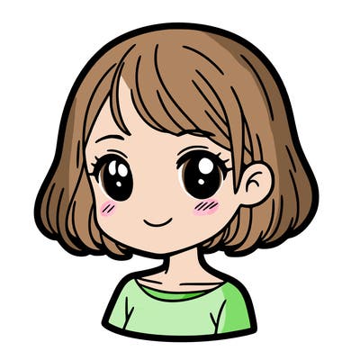 girl with short hair