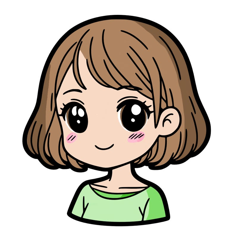 girl with short hair