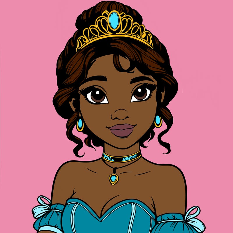 realistic princess tiana