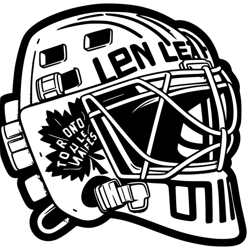 toronto maple leafs goalie helmet