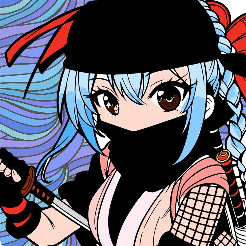 manga girl ninja