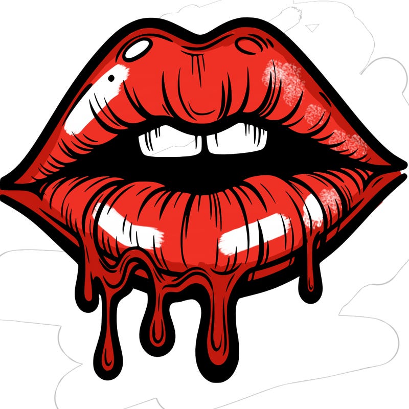 lips that look realistic and drip