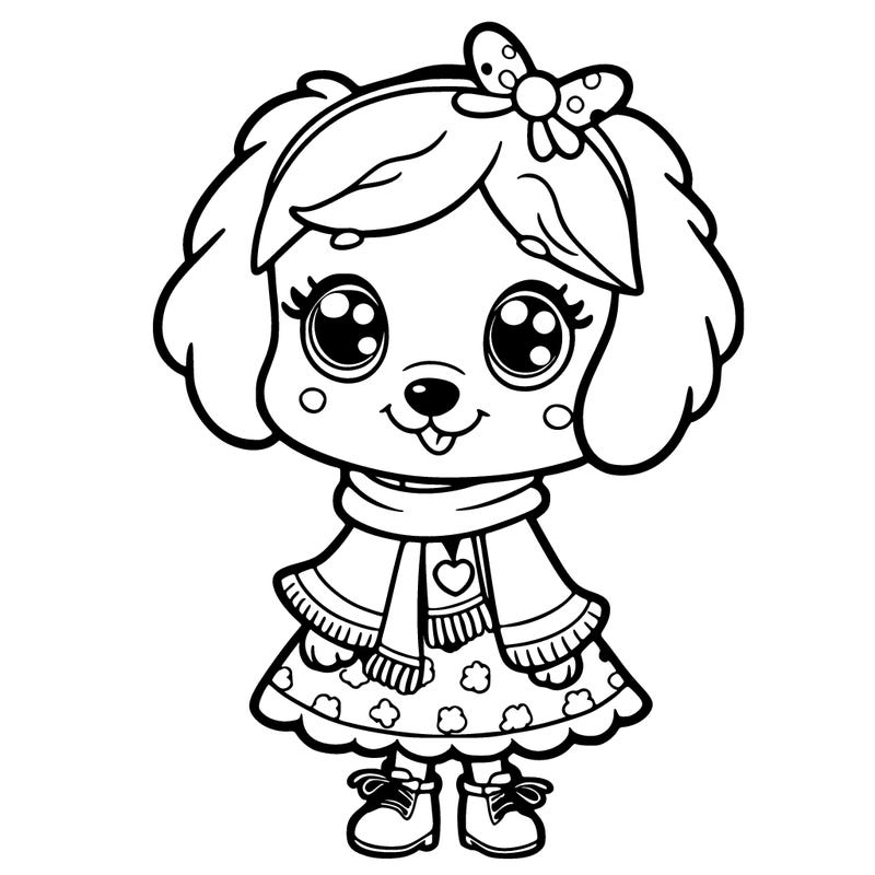 girl dog