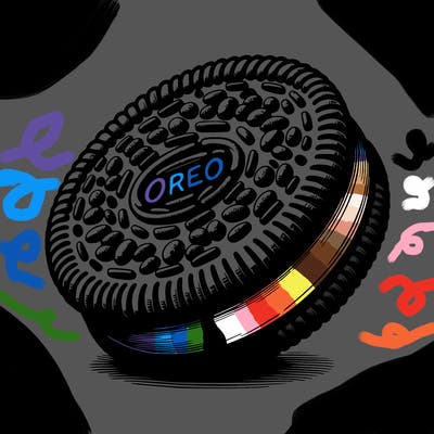 realistic oreo