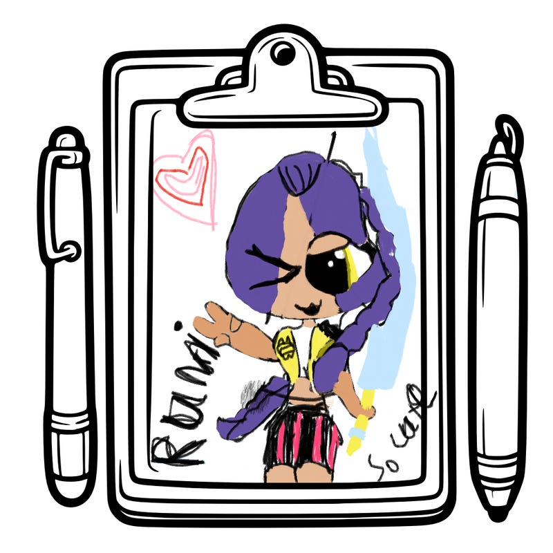 blank clip board with pen