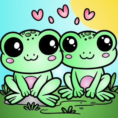 cute frogs