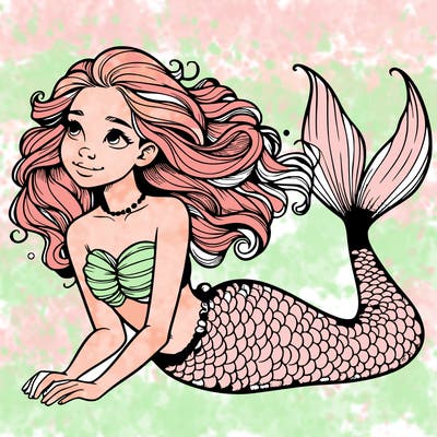 a realistic mermaid