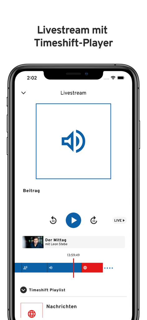 rbb24 Inforadio - rbb24 Inforadio livestream player with timeshift feature