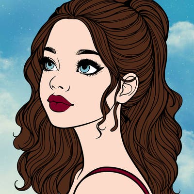 beautiful realistic girl