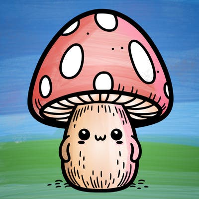 mushroom 🍄 cute