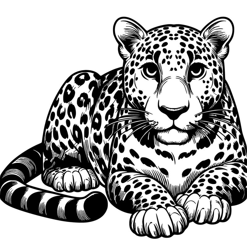 realistic leopard