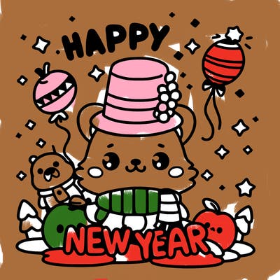 message : happy new year