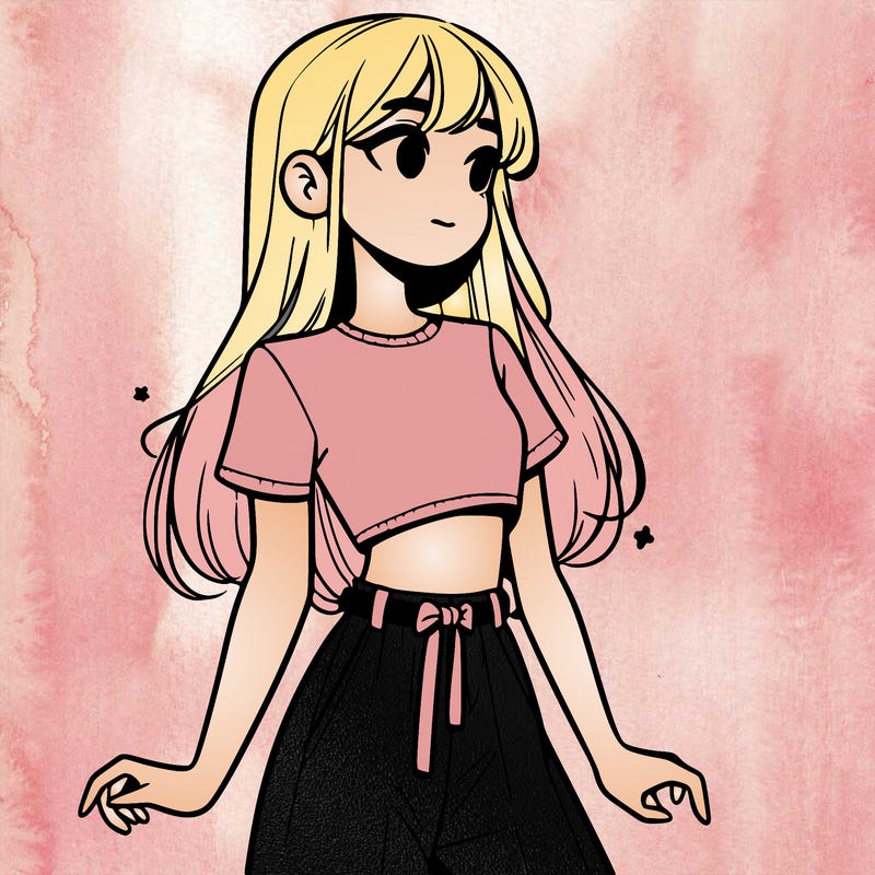 girl in a cute crop top