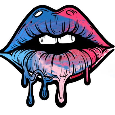 lips that look realistic and drip