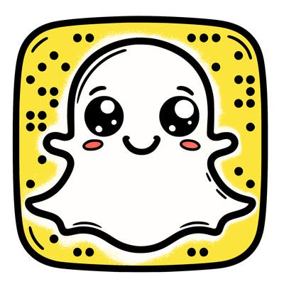 the real snapchat logo