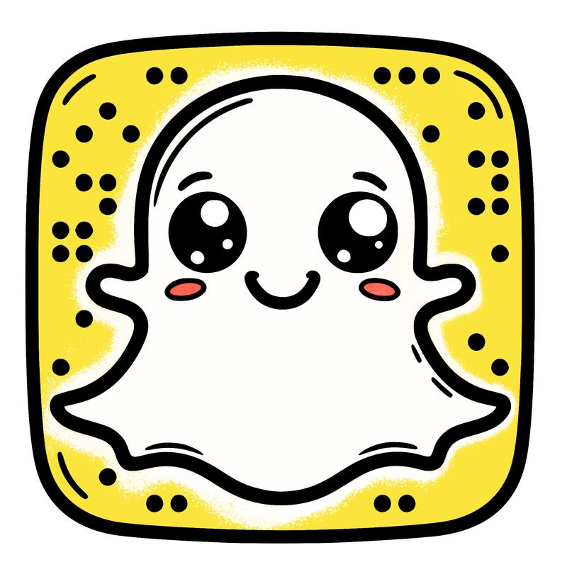 the real snapchat logo