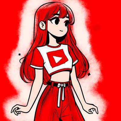 girl in a cute crop top