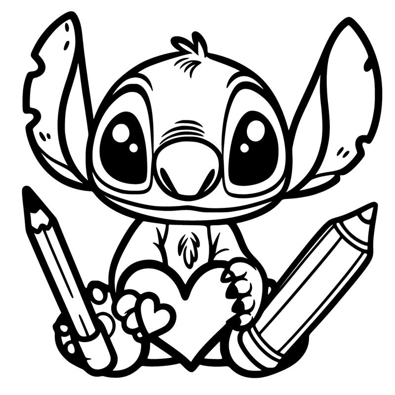 stitch and heart