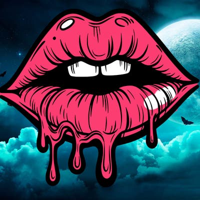 lips that look realistic and drip