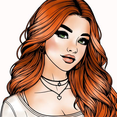 detailed realistic girl