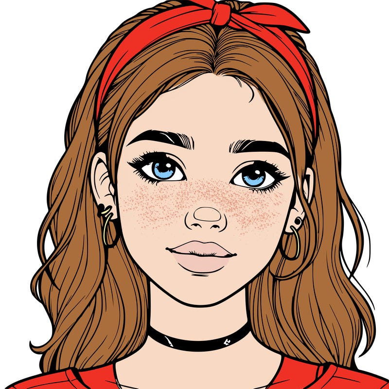 realistic teenage girl