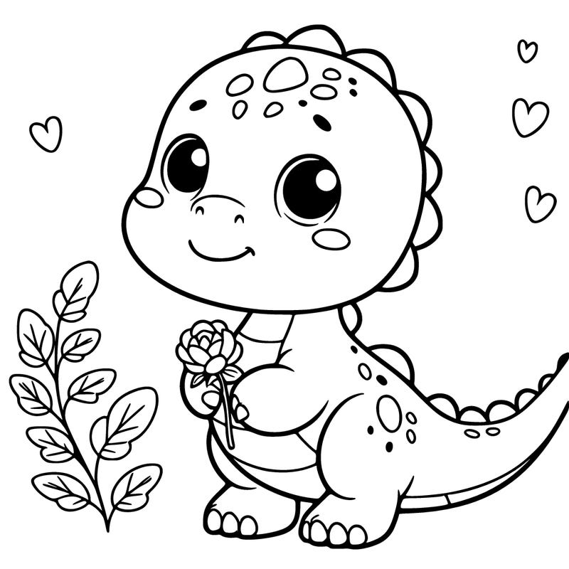 cute baby dinosaur
