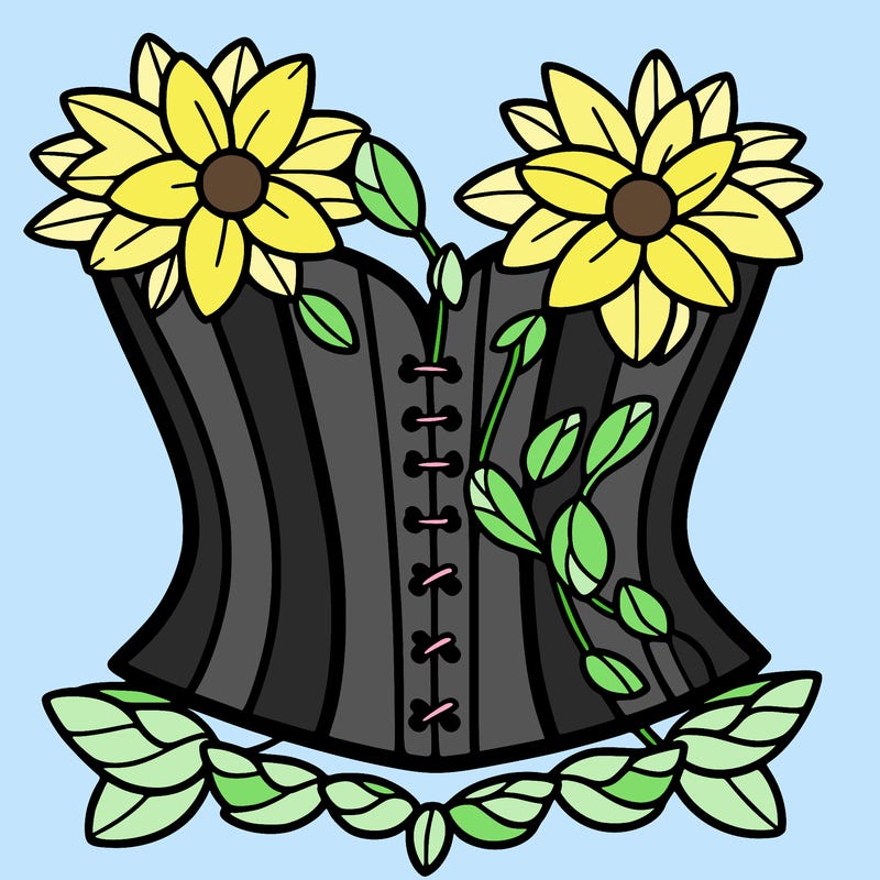 flower corset