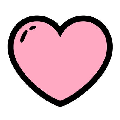 a blank heart