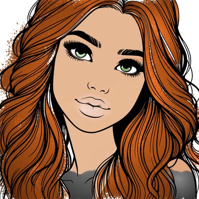 beautiful realistic girl