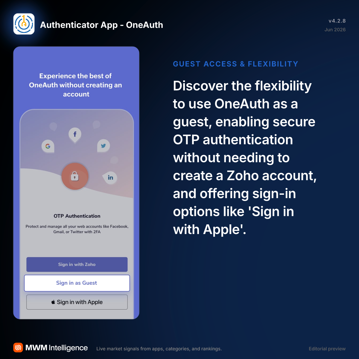 Authenticator App - OneAuth - Utilities App | MWM